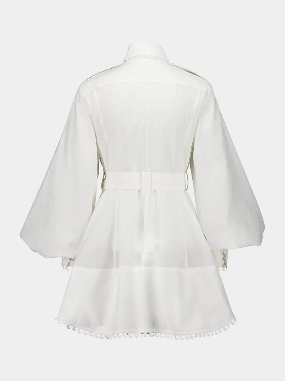 Ivory Illuminate Utility Mini Dress sold by Fashion Clinic product image thumbnail 3