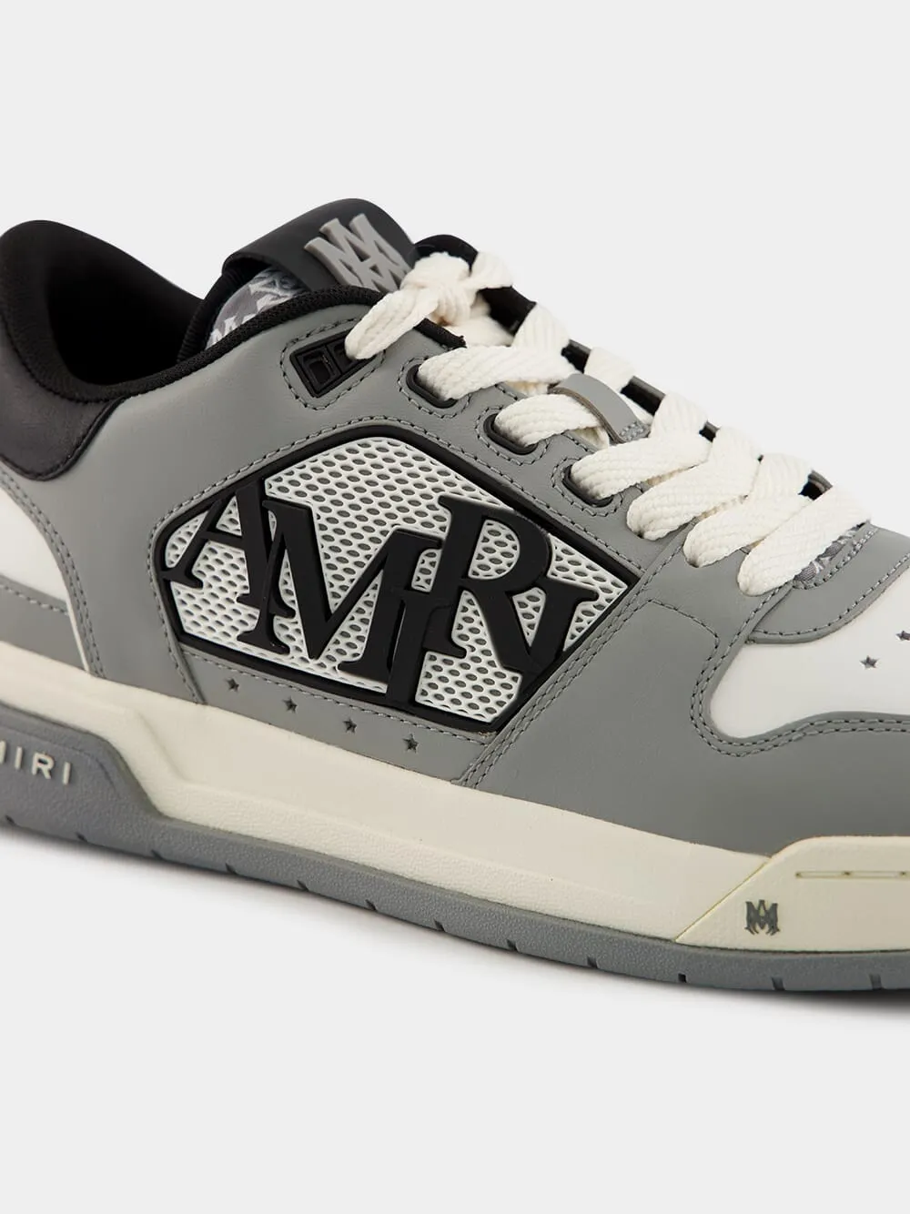 Classic Low Sneaker with Staggered Logo in Asphalt sold by Fashion Clinic product image thumbnail 5