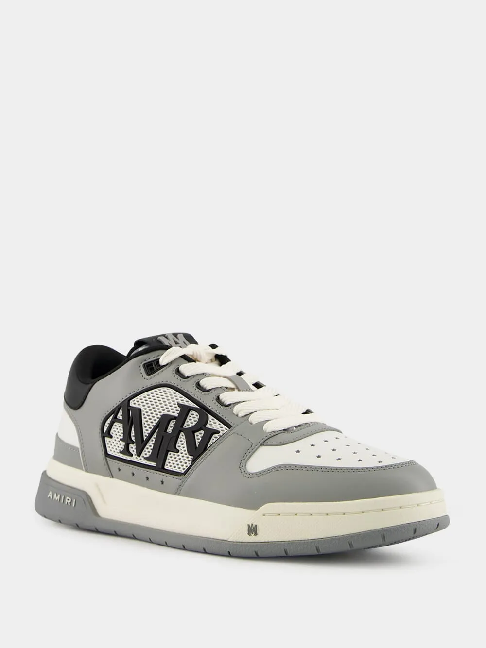 Classic Low Sneaker with Staggered Logo in Asphalt sold by Fashion Clinic product image thumbnail 2