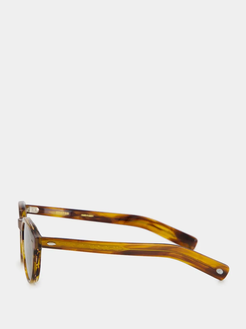French Tortoise Lubin Round Acetate Sunglasses sold by Fashion Clinic product image thumbnail 3