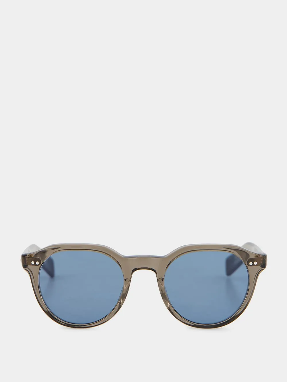Smoke Grey Lubin Round Acetate Sunglasses sold by Fashion Clinic