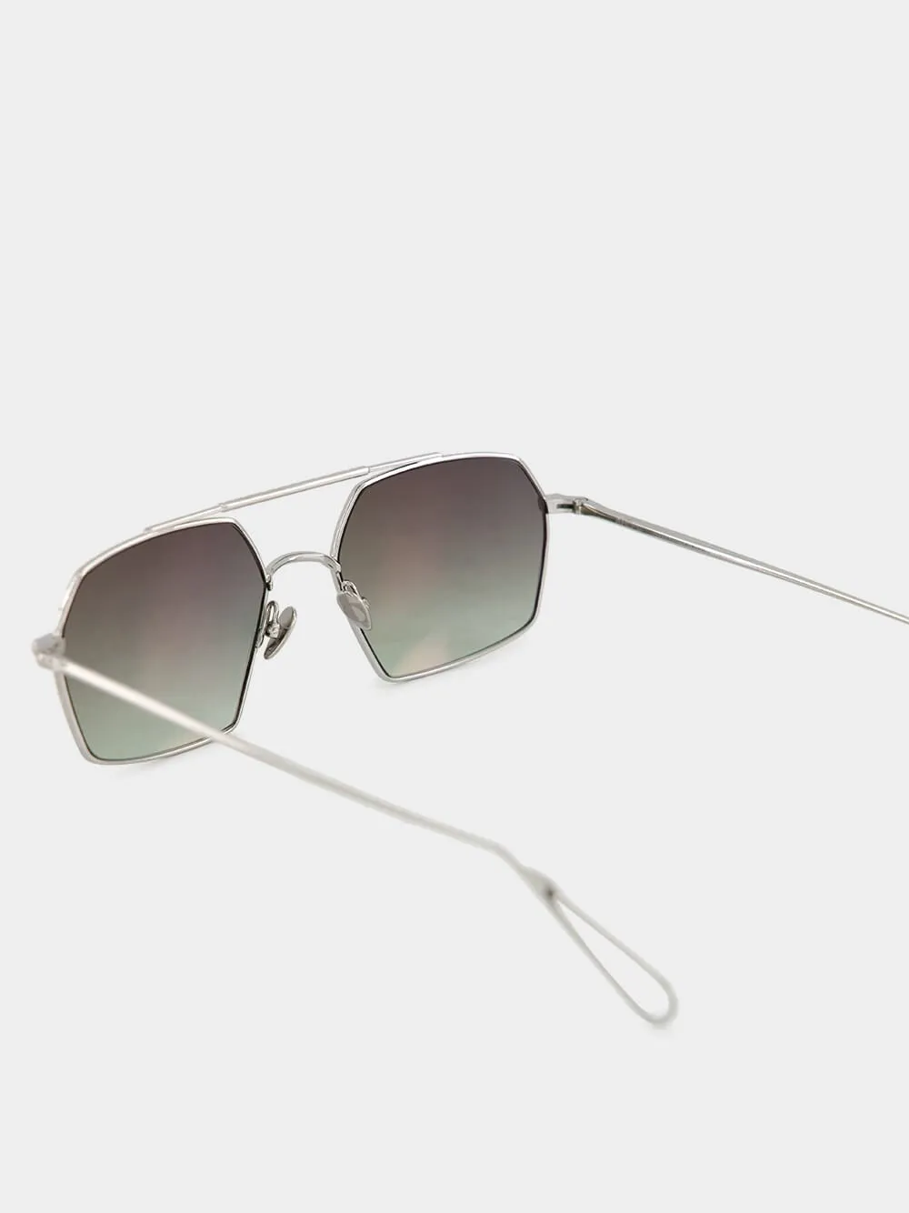 Ruthenium Brushed Haussmann Square Sunglasses sold by Fashion Clinic product image thumbnail 4