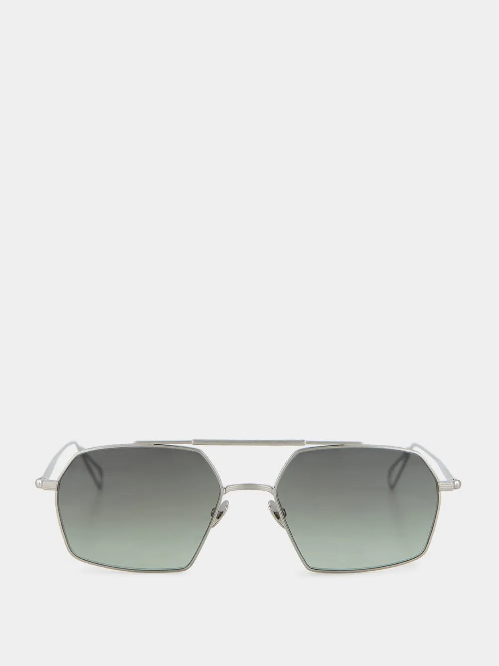 Ruthenium Brushed Haussmann Square Sunglasses sold by Fashion Clinic