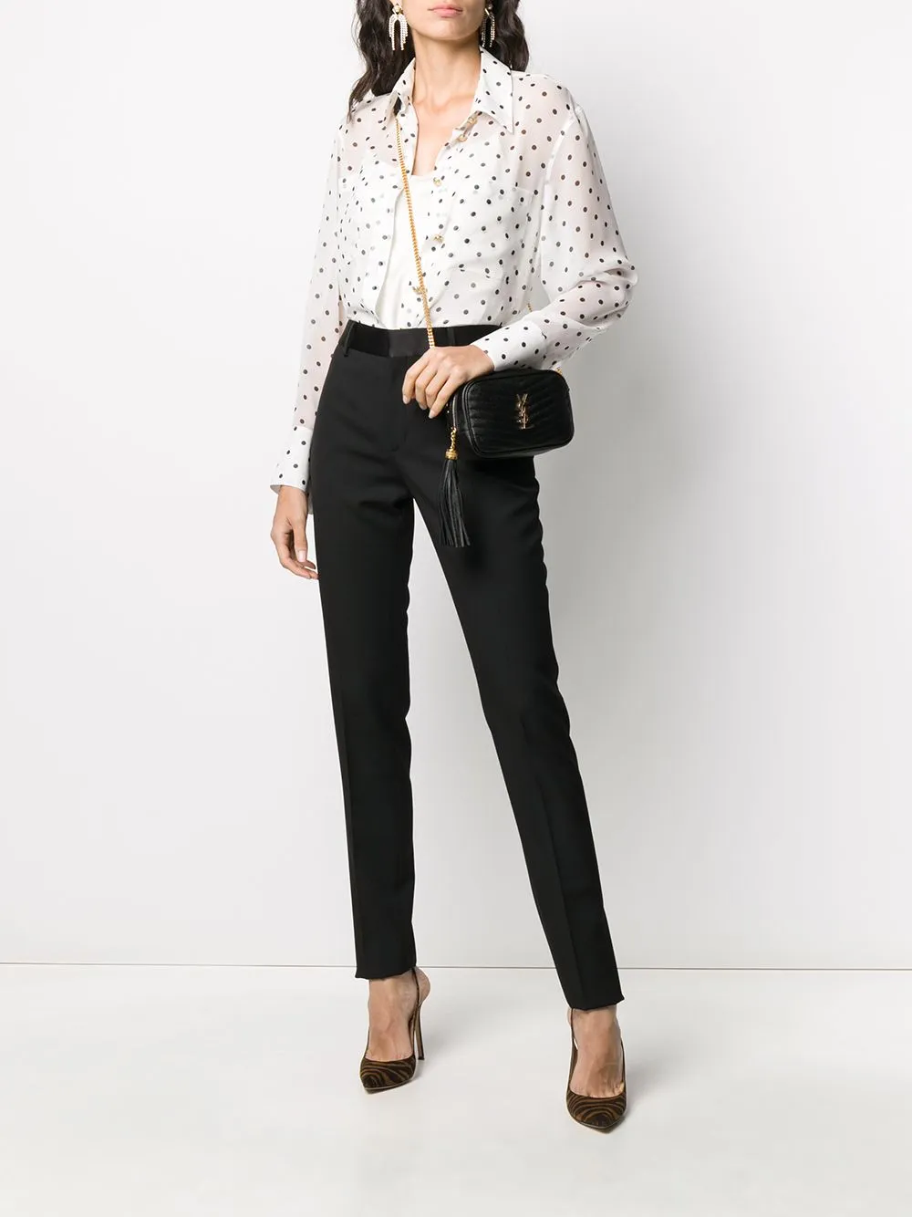 Tuxedo trousers sold by Fashion Clinic product image thumbnail 2
