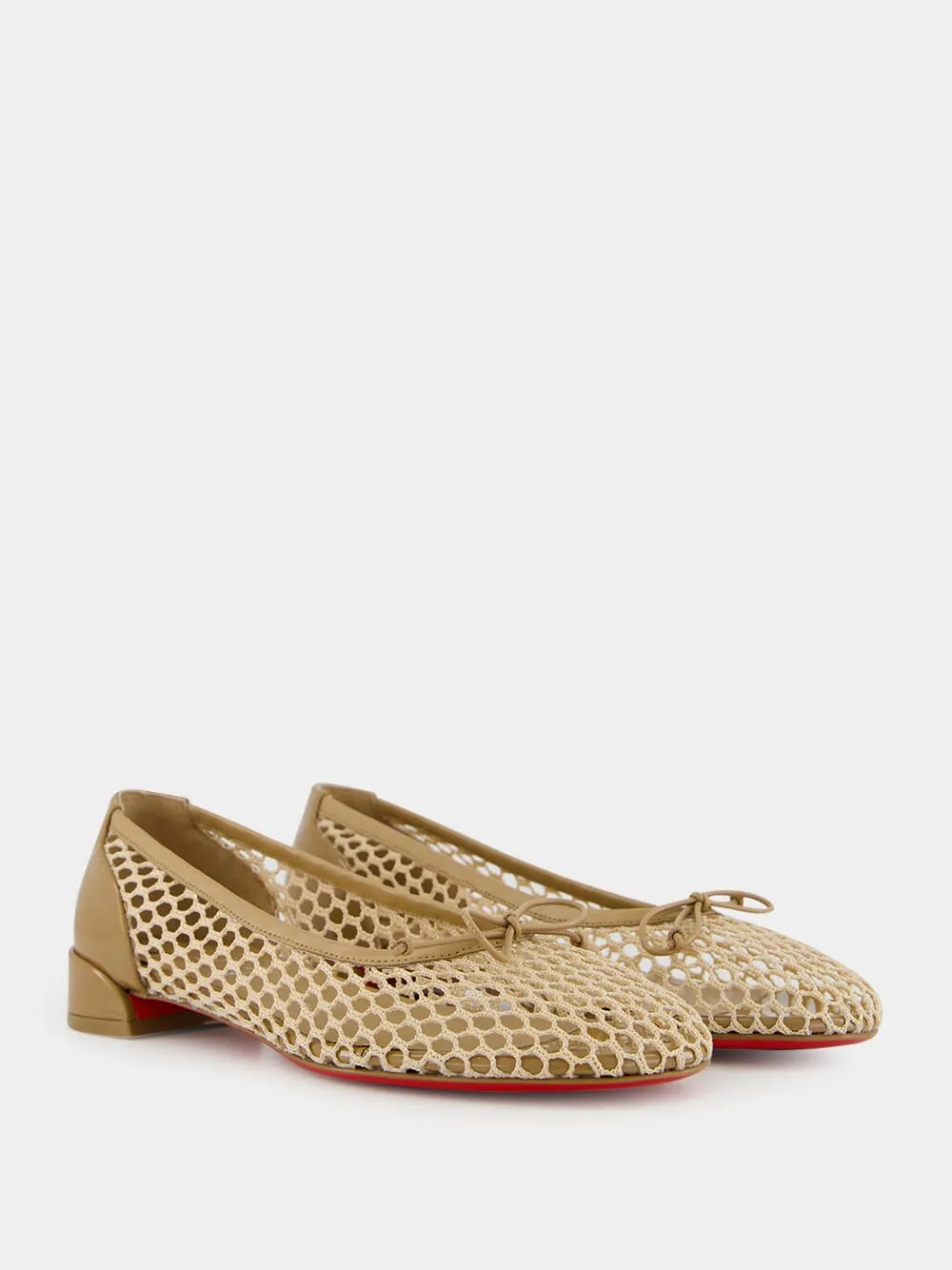 Sweetie Jane Mesh Ballerinas in Beige sold by Fashion Clinic product image thumbnail 3
