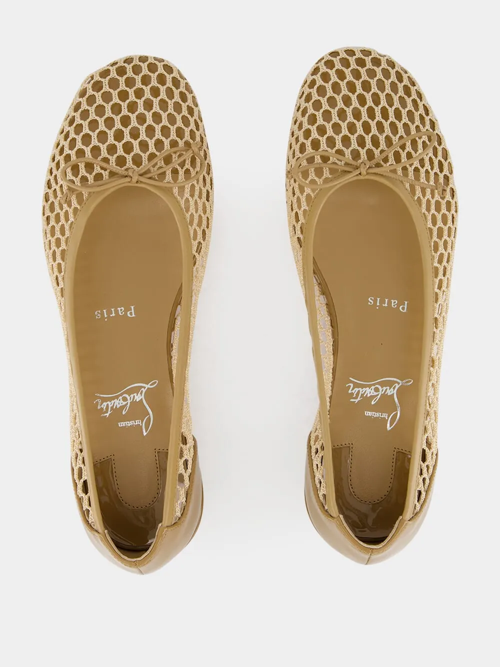 Sweetie Jane Mesh Ballerinas in Beige sold by Fashion Clinic product image thumbnail 4