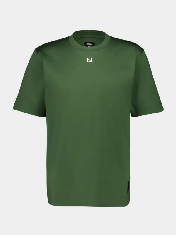 Green Oversized Cotton T-Shirt sold by Fashion Clinic