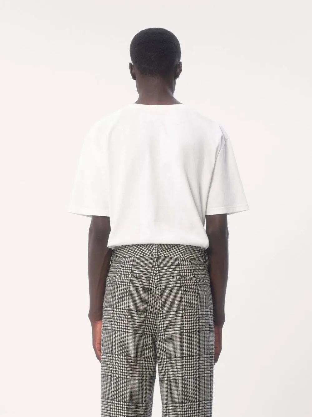 Ivory Cotton T-Shirt with Chez Valentino Print sold by Fashion Clinic product image thumbnail 4