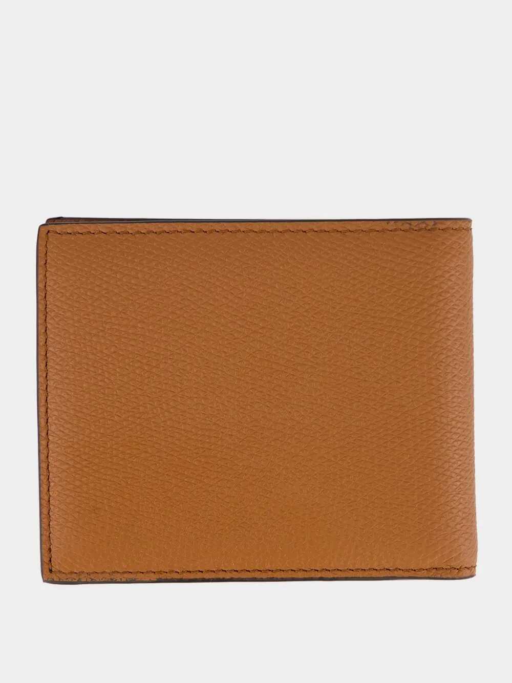 Saddle Brown VLogo Signature Grainy Calfskin Wallet sold by Fashion Clinic product image thumbnail 2