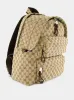 Beige Medium Backpack with GG Logo sold by Fashion Clinic