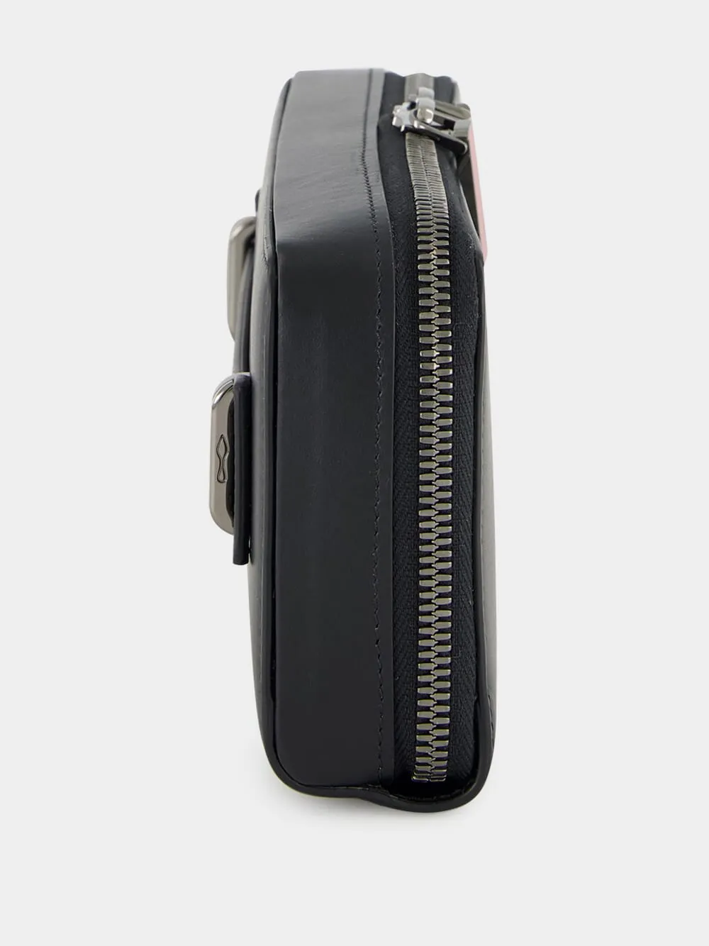 Black Zipped Calf Leather Wallet Kypipouch sold by Fashion Clinic product image thumbnail 3