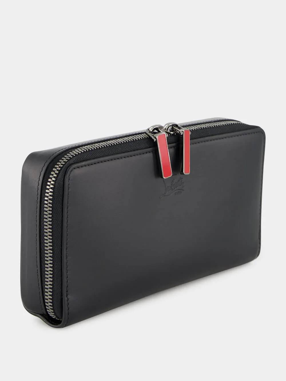 Black Zipped Calf Leather Wallet Kypipouch sold by Fashion Clinic product image thumbnail 2