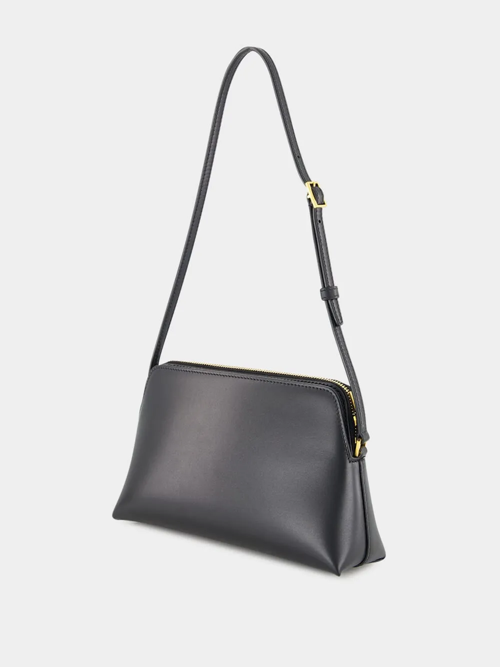 Black Paris Mini Bag in Smooth Calfskin sold by Fashion Clinic product image thumbnail 5