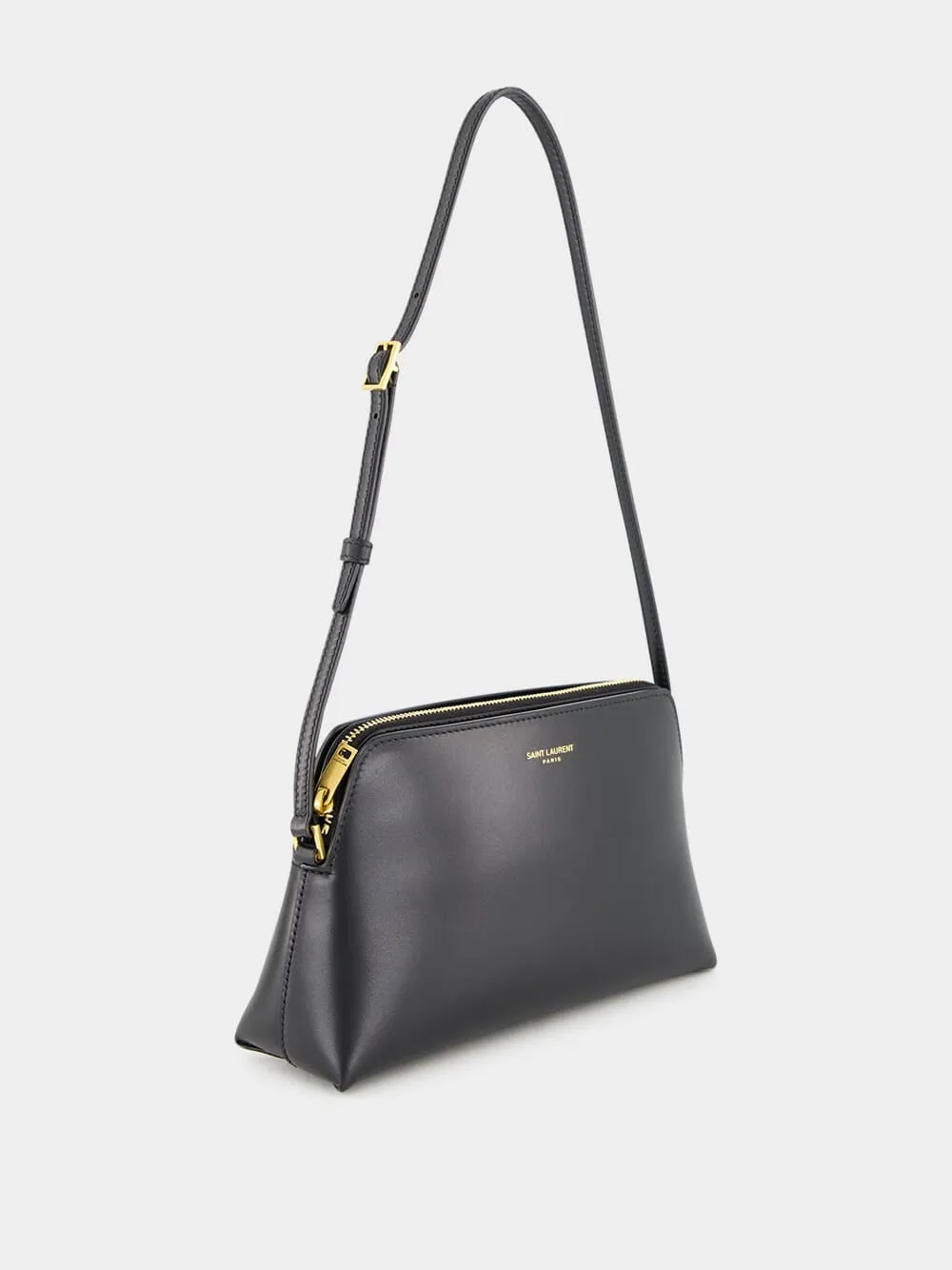 Black Paris Mini Bag in Smooth Calfskin sold by Fashion Clinic product image thumbnail 3