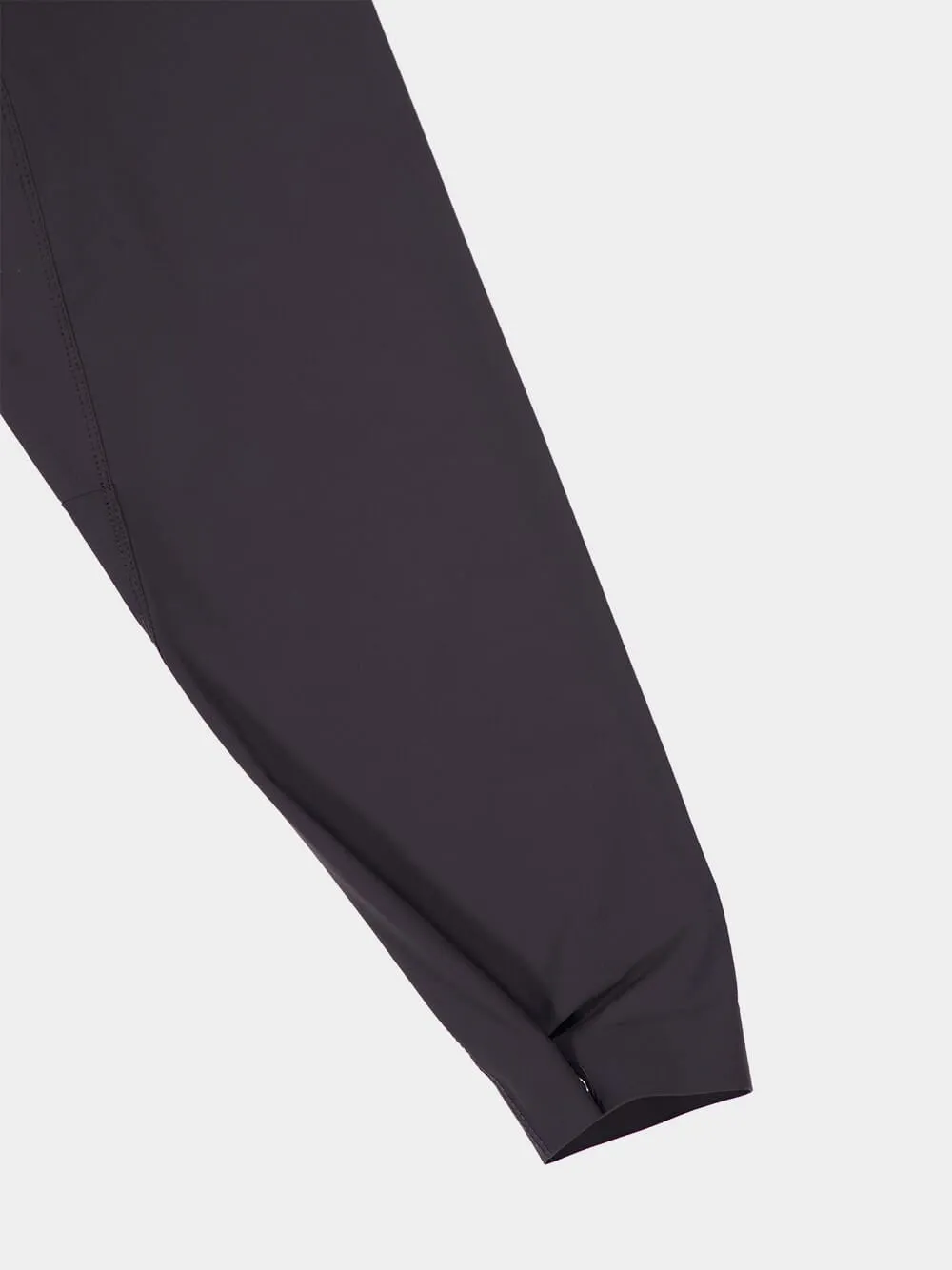 Lead Grey Bi-Stretch Nylon Tela Overshirt sold by Fashion Clinic product image thumbnail 4