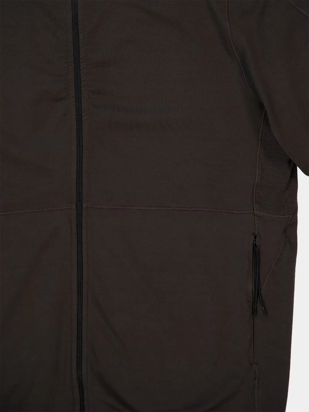 Lead Grey Cotton Stretch Fleece Full Zip Sweatshirt sold by Fashion Clinic product image thumbnail 3