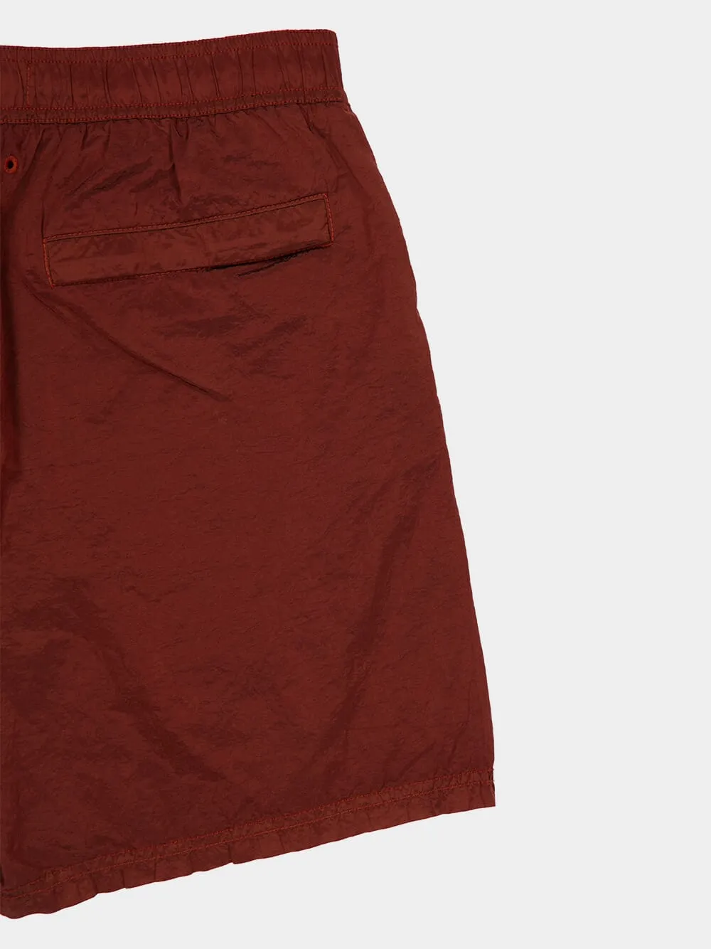 Rame Red Nylon Metal Econyl® Swim Trunks sold by Fashion Clinic product image thumbnail 4