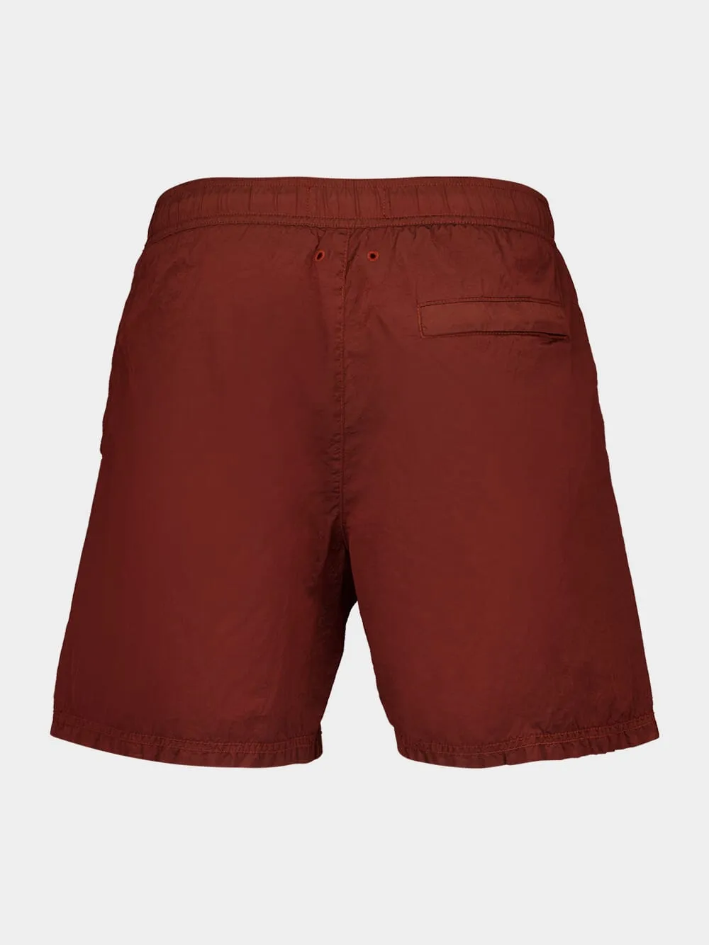Rame Red Nylon Metal Econyl® Swim Trunks sold by Fashion Clinic product image thumbnail 2