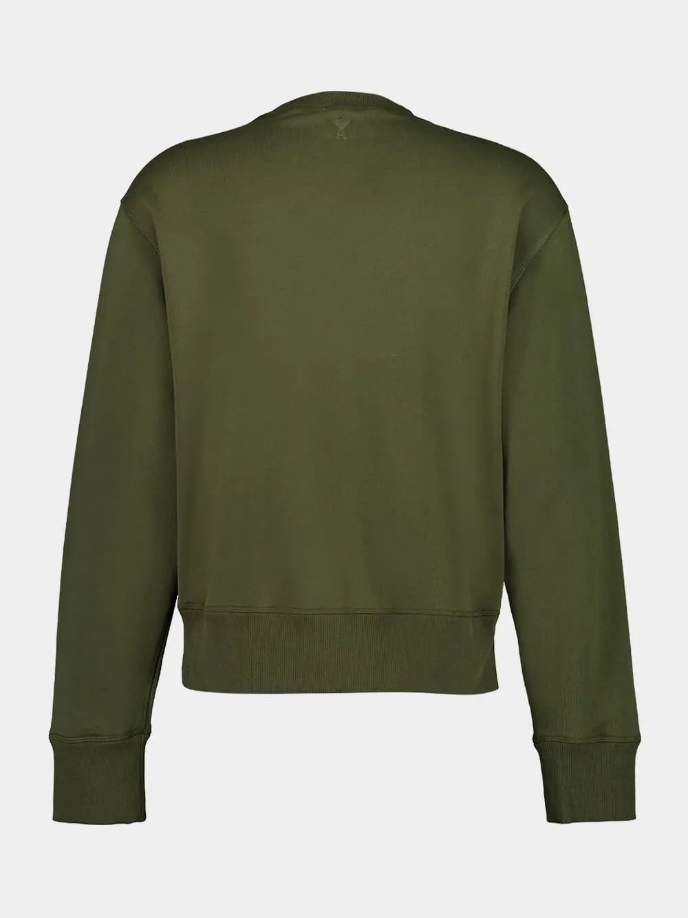 Loden Green Cotton Sweatshirt sold by Fashion Clinic product image thumbnail 3