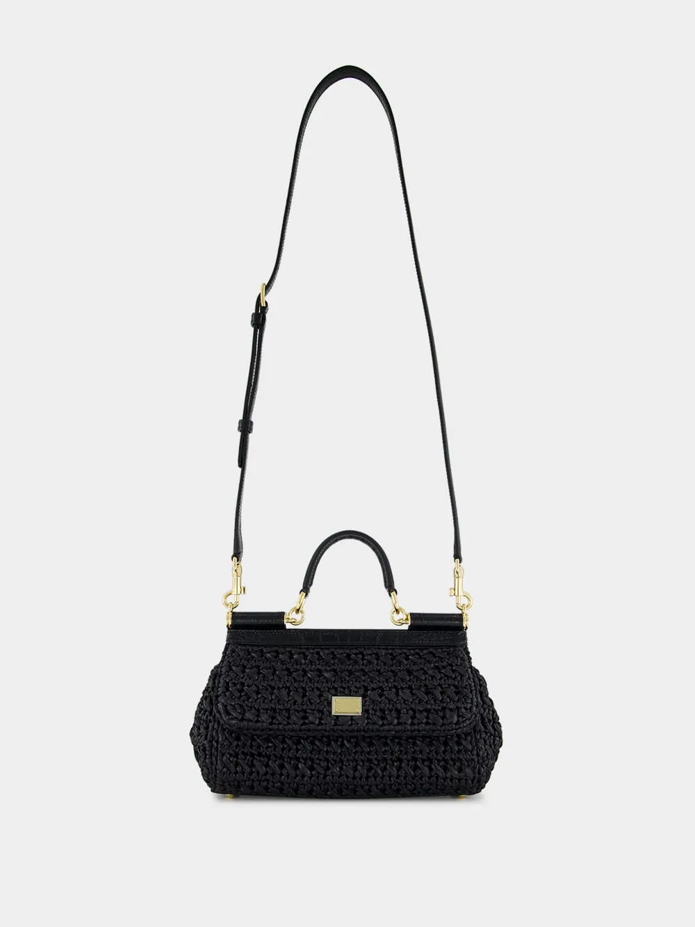Black Crochet Sicily Bag sold by Fashion Clinic product image thumbnail 2