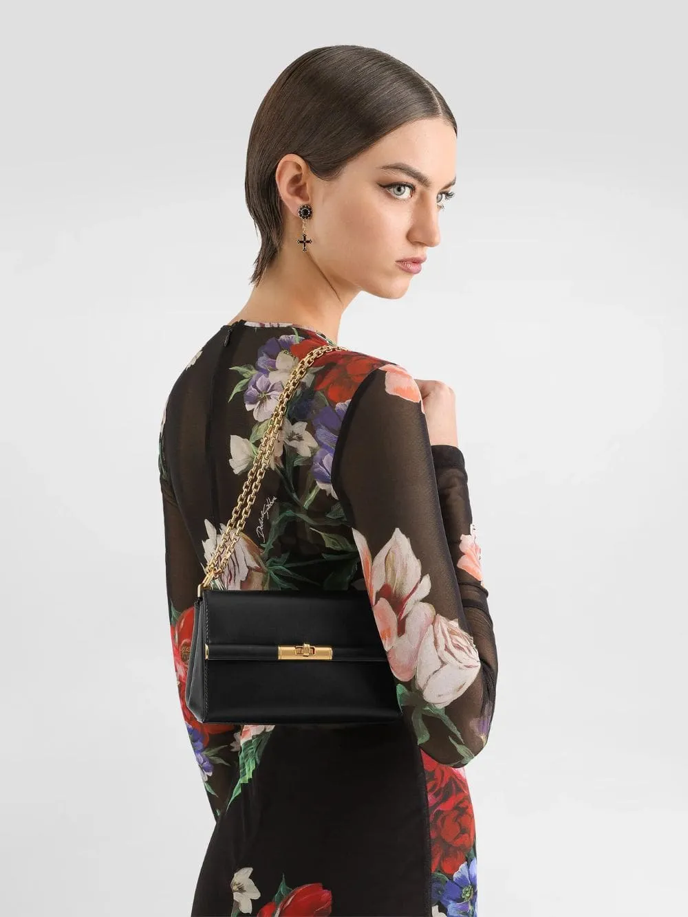 Black Mini Marlene City Bag sold by Fashion Clinic product image thumbnail 2