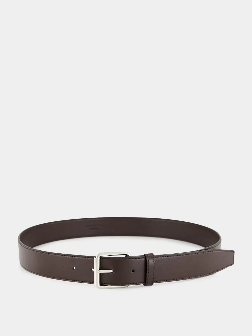 Chocolate Brown Belt with Buckle sold by Fashion Clinic