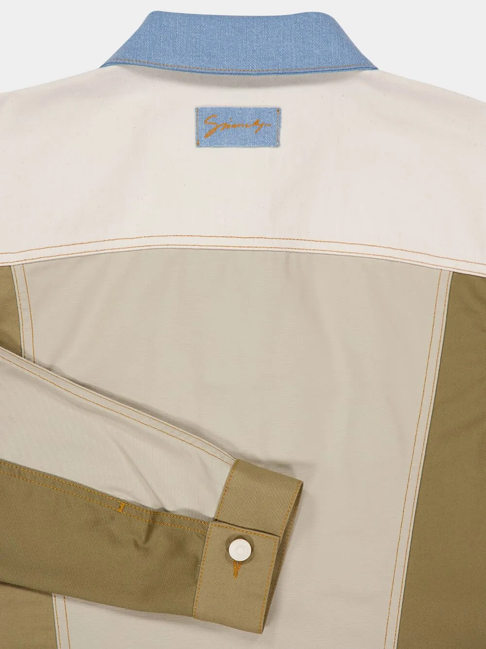 Logo Patch Denim Jacket sold by Fashion Clinic product image thumbnail 4