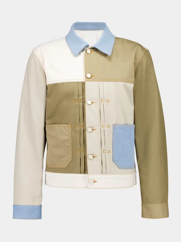 Logo Patch Denim Jacket sold by Fashion Clinic