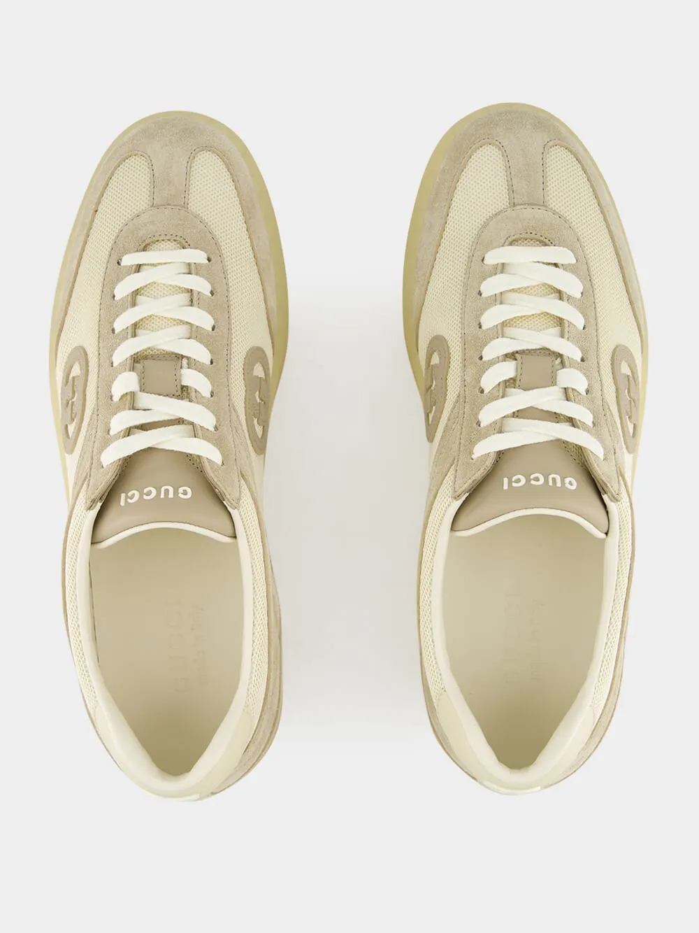 Oatmeal Suede G75 Trainers sold by Fashion Clinic product image thumbnail 4