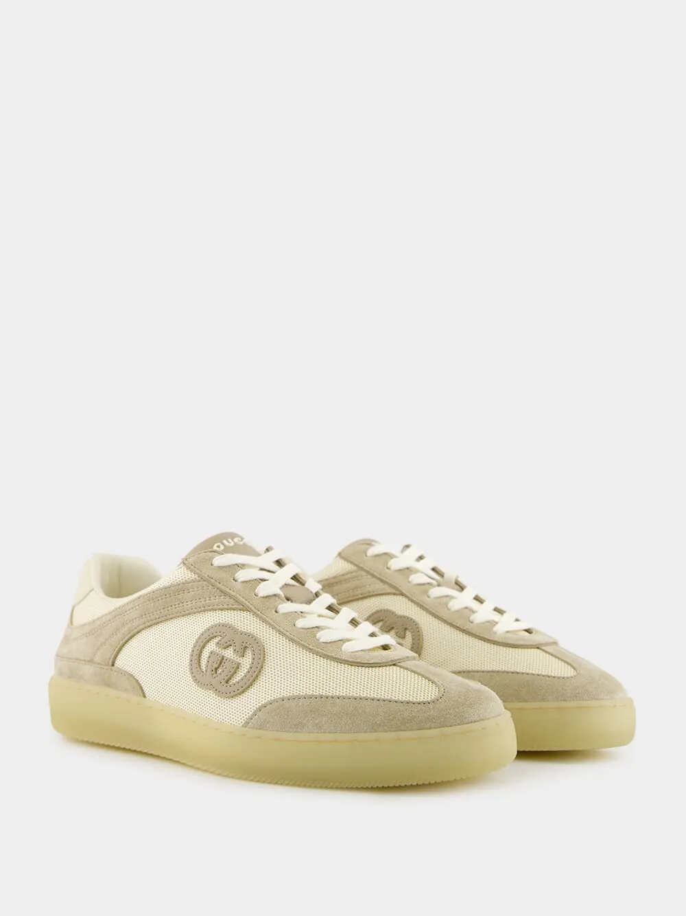 Oatmeal Suede G75 Trainers sold by Fashion Clinic product image thumbnail 3