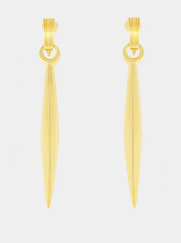 Vintage Gold Costume Earrings sold by Fashion Clinic
