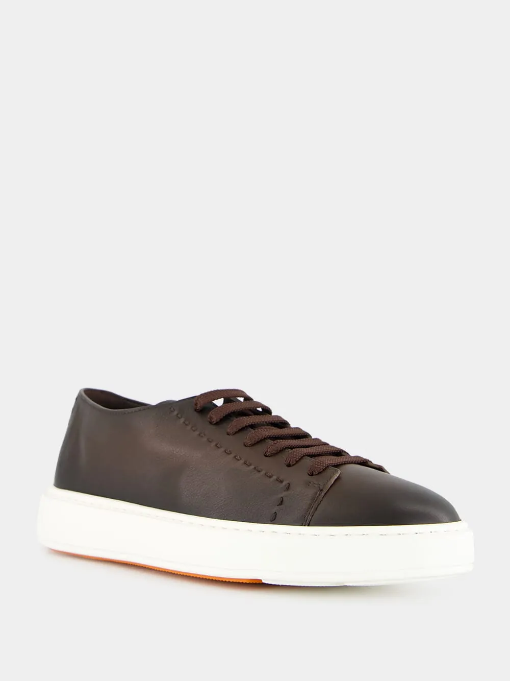 Brown Sneakers L-Top Clean Row Leather sold by Fashion Clinic product image thumbnail 2