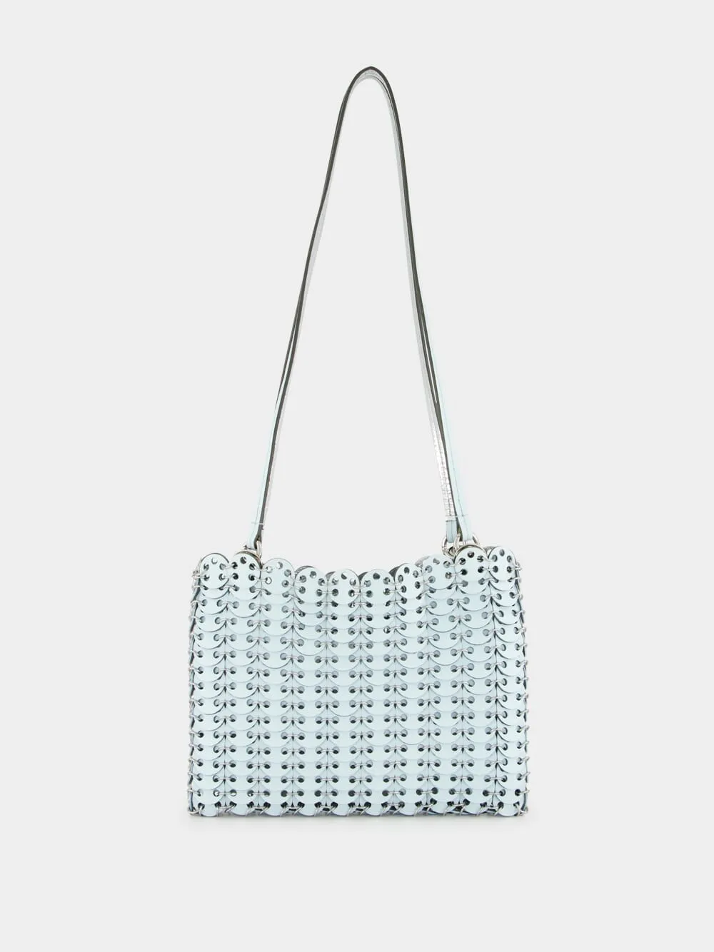 Blue and Silver 1969 Leather Flip Bag sold by Fashion Clinic product image thumbnail 3