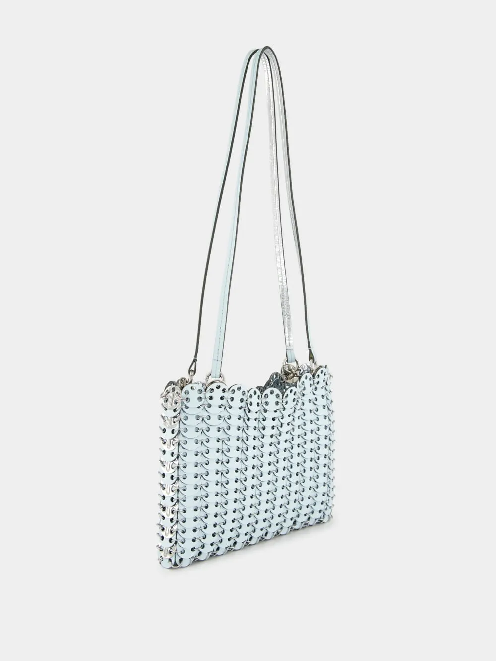 Blue and Silver 1969 Leather Flip Bag sold by Fashion Clinic product image thumbnail 4