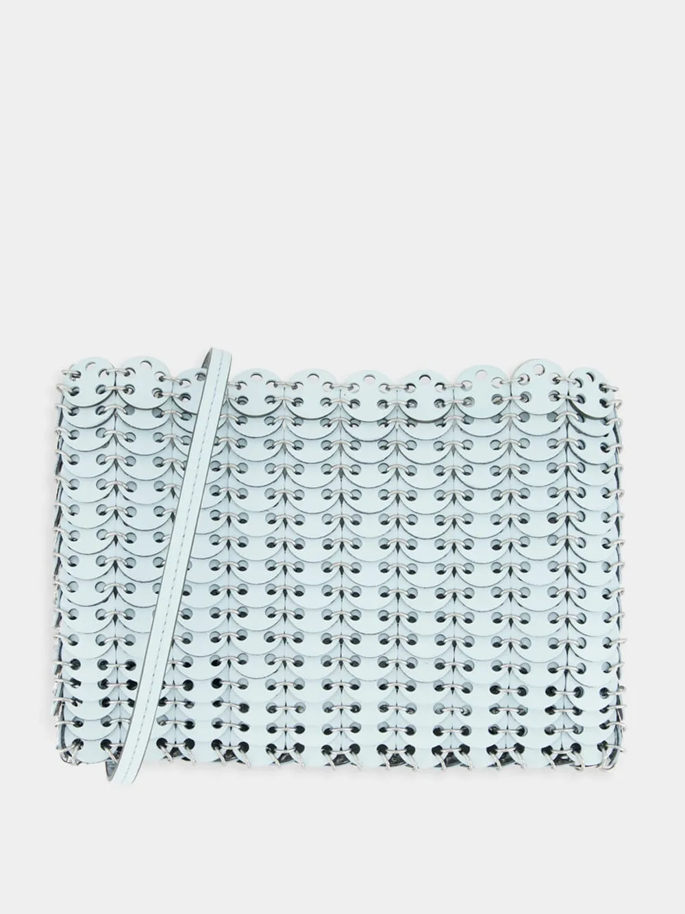 Blue and Silver 1969 Leather Flip Bag sold by Fashion Clinic