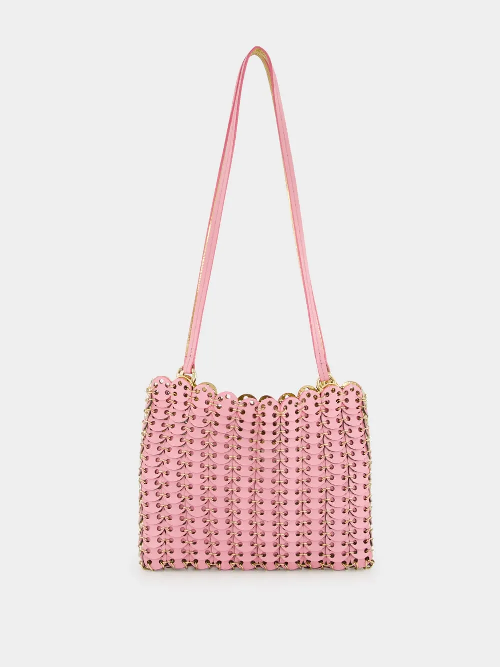 Pink and Gold 1969 Leather Flip Bag sold by Fashion Clinic product image thumbnail 3