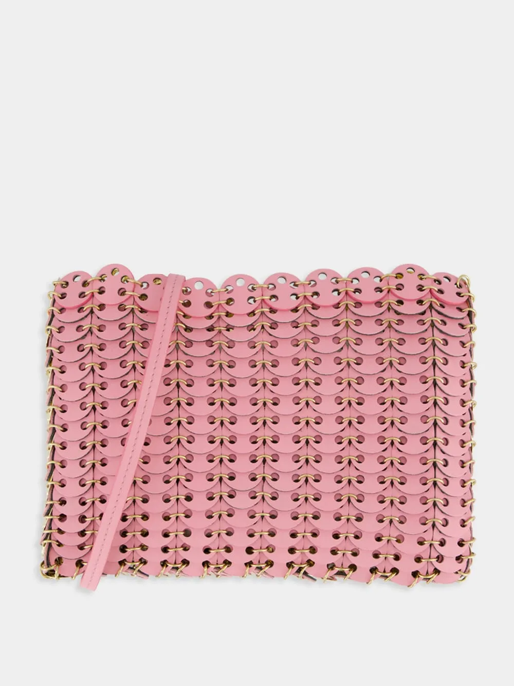 Pink and Gold 1969 Leather Flip Bag sold by Fashion Clinic product image thumbnail 2
