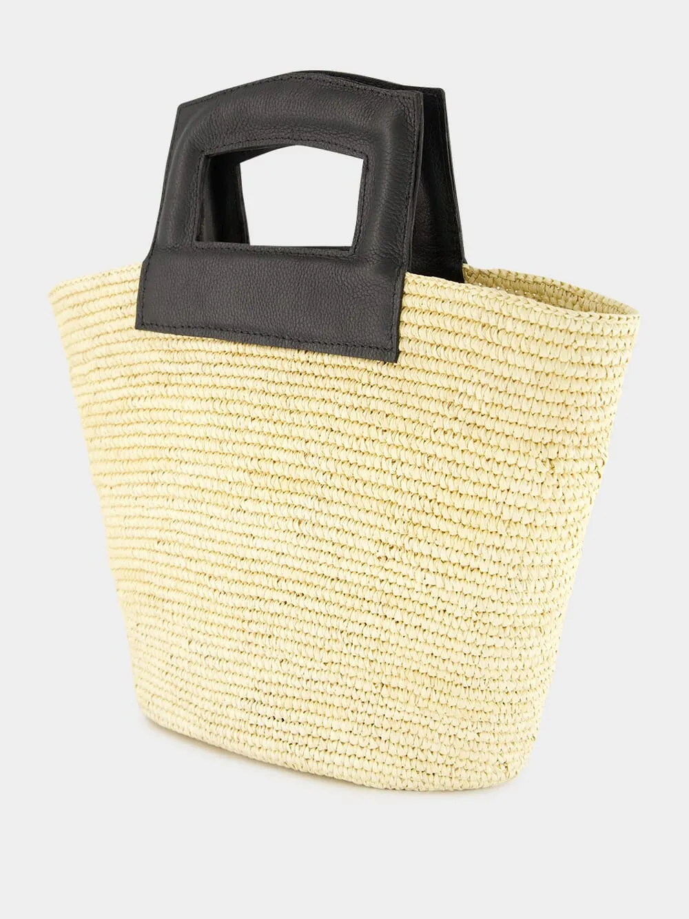 Natural Medium Oval Basket Bag sold by Fashion Clinic product image thumbnail 4