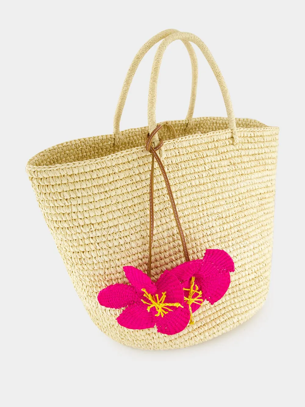 Bag Charm Hibiscus in Fuchsia Pink sold by Fashion Clinic product image thumbnail 3