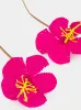 Bag Charm Hibiscus in Fuchsia Pink sold by Fashion Clinic