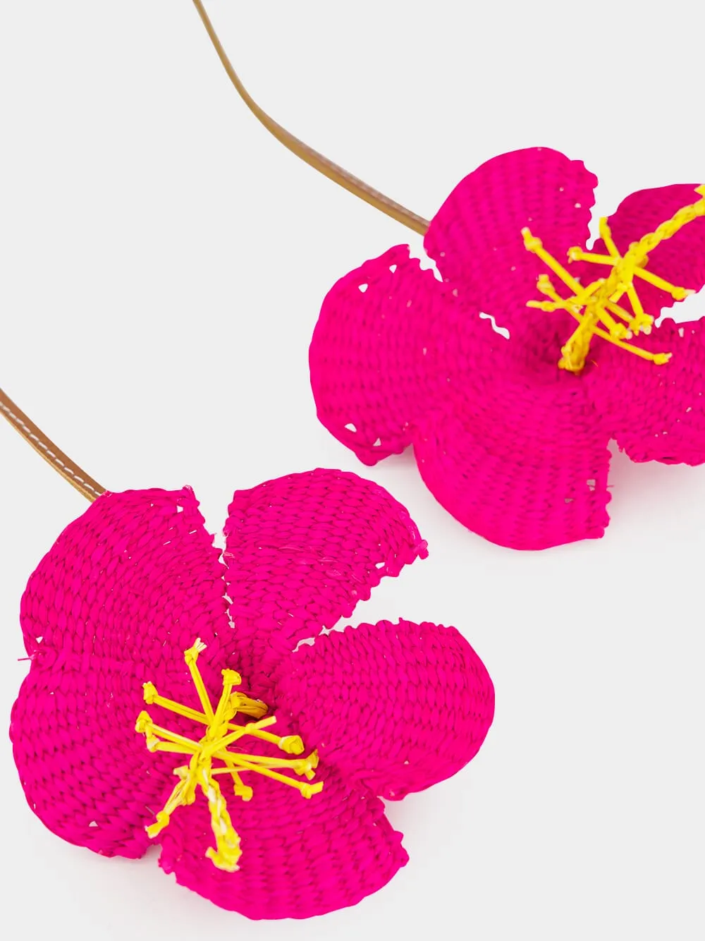 Bag Charm Hibiscus in Fuchsia Pink sold by Fashion Clinic product image thumbnail 2