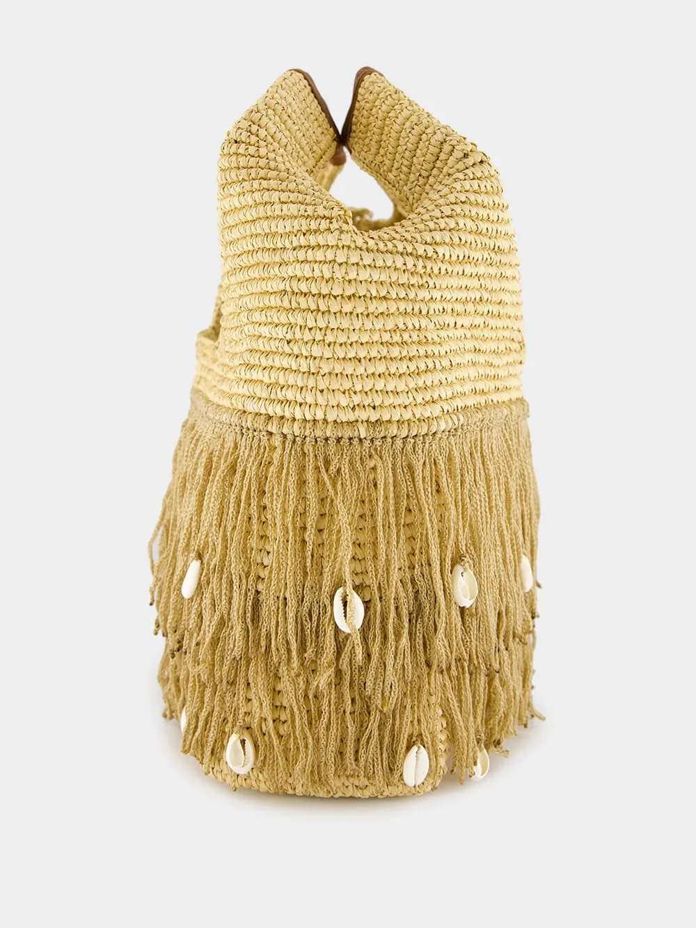 Fringed Basket Beach Bag sold by Fashion Clinic product image thumbnail 3