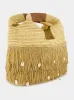 Fringed Basket Beach Bag sold by Fashion Clinic