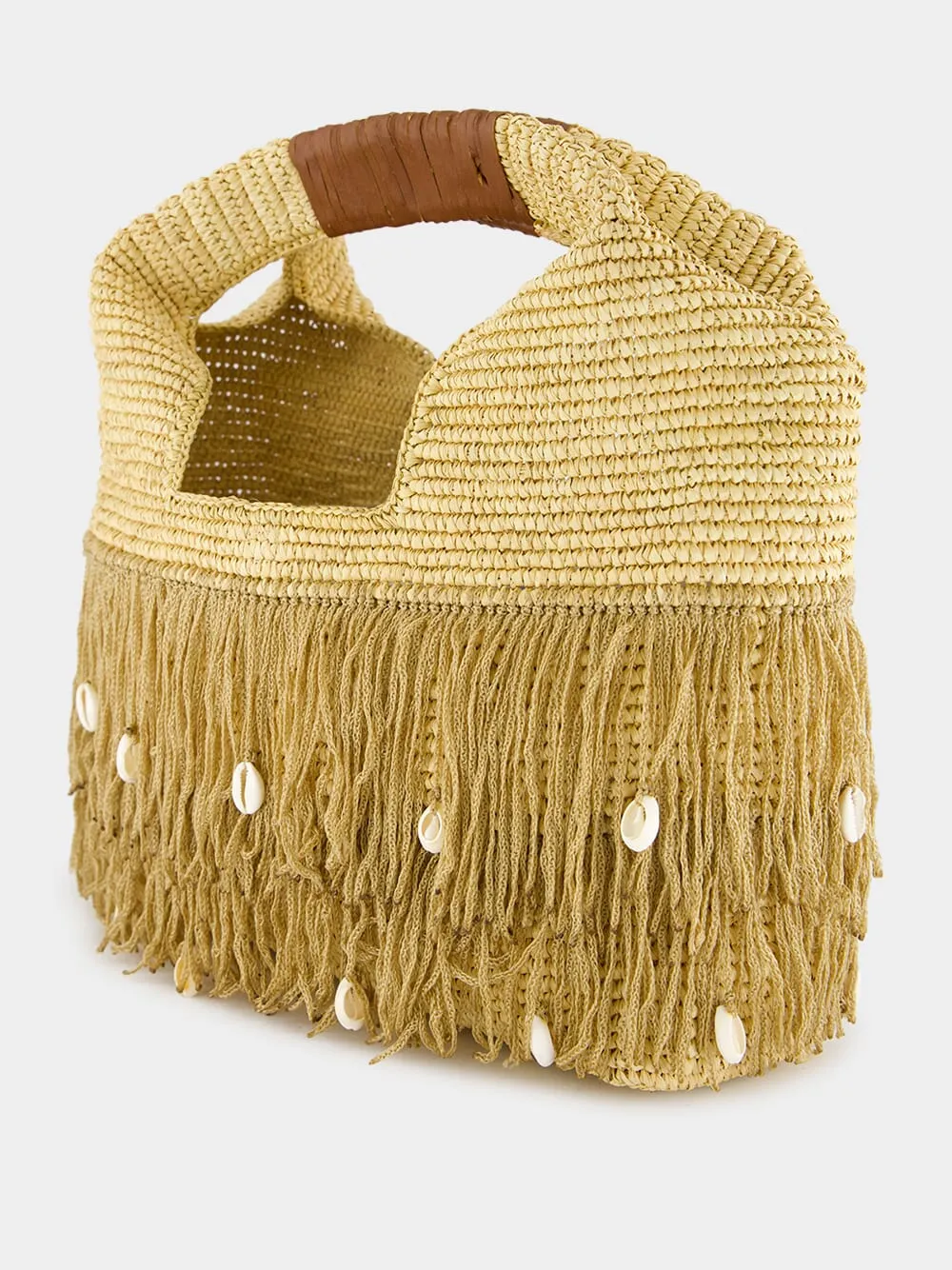 Fringed Basket Beach Bag sold by Fashion Clinic product image thumbnail 4