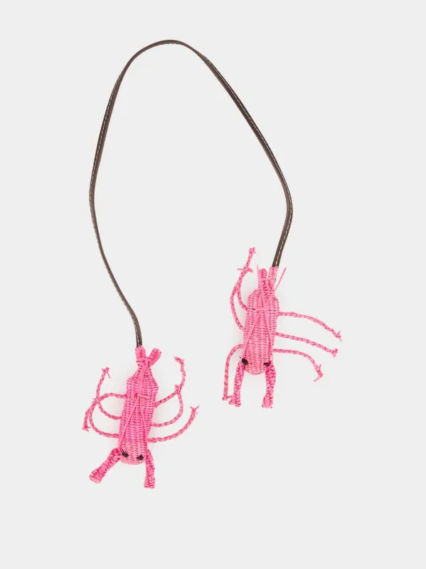 Bag Charm Langostas in Pink sold by Fashion Clinic