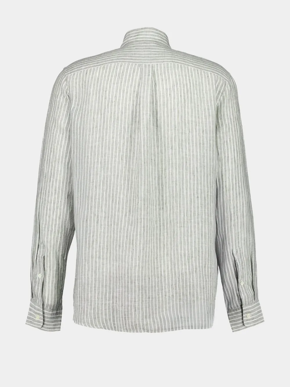 Dark Olive Telles Linen Shirt sold by Fashion Clinic product image thumbnail 2