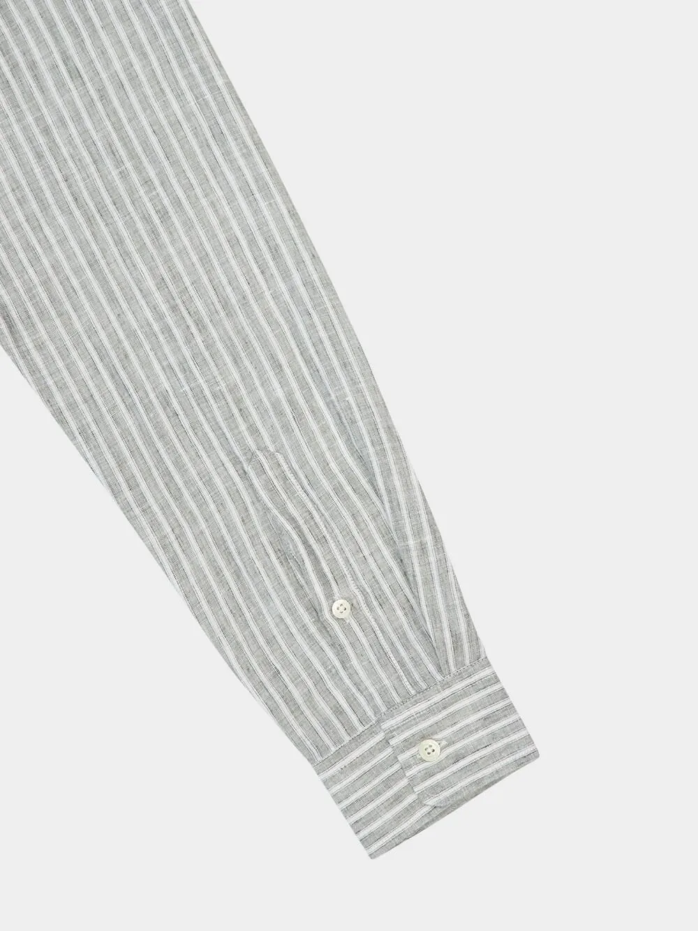 Dark Olive Telles Linen Shirt sold by Fashion Clinic product image thumbnail 4