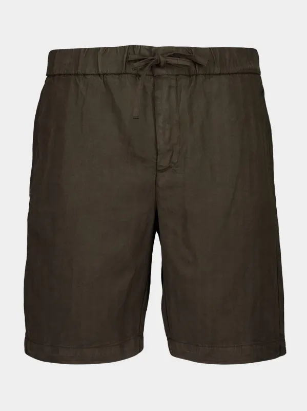 Seawood Felipe Herringbone Linen Shorts sold by Fashion Clinic