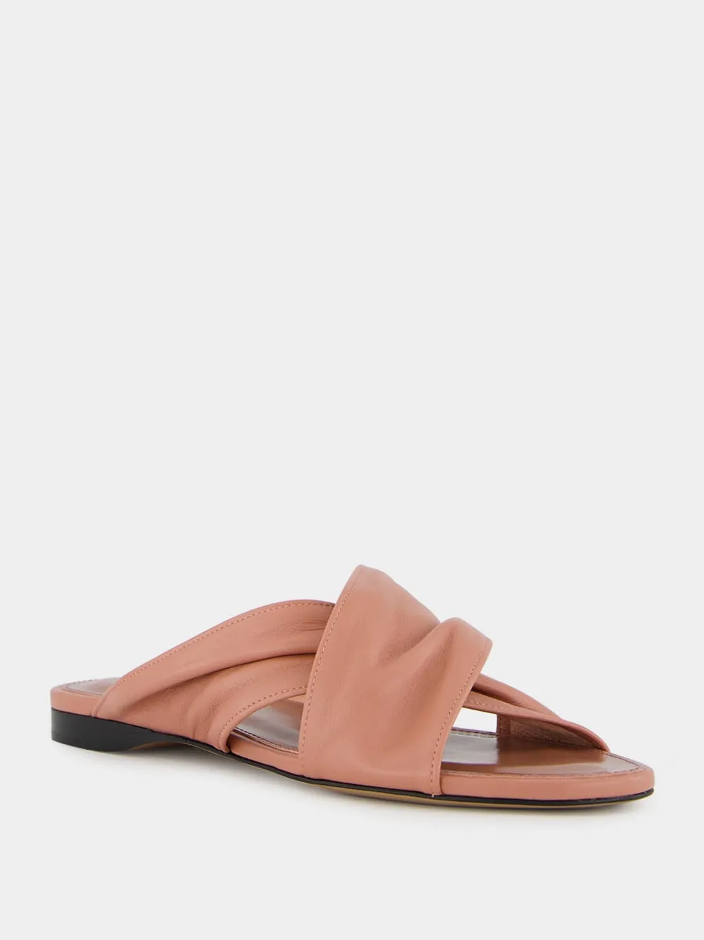 Texas Rose Flat Sandals in Nappa Leather sold by Fashion Clinic product image thumbnail 2