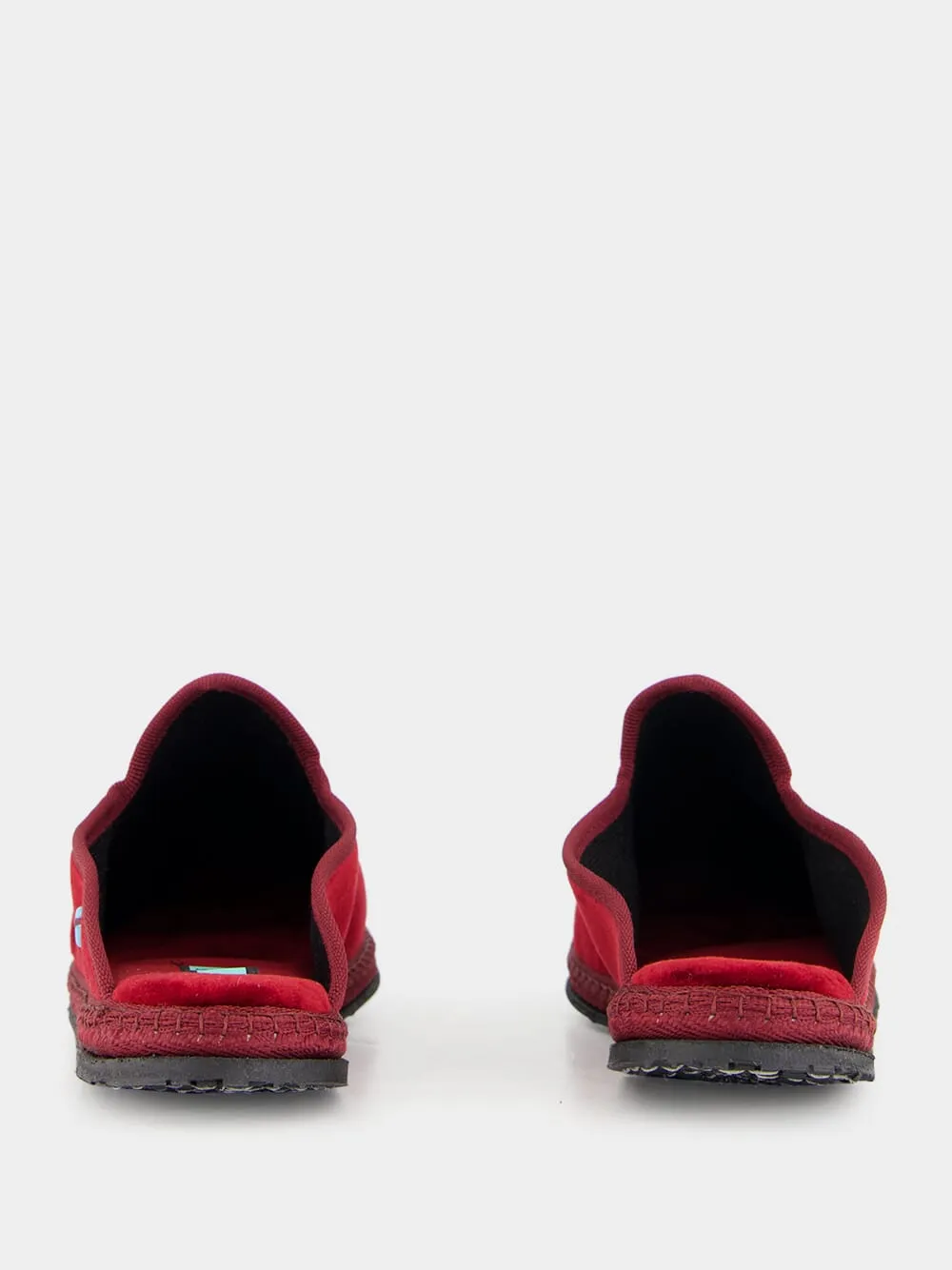 Dandy Slippers in Bordeaux Sipario Velvet sold by Fashion Clinic product image thumbnail 5